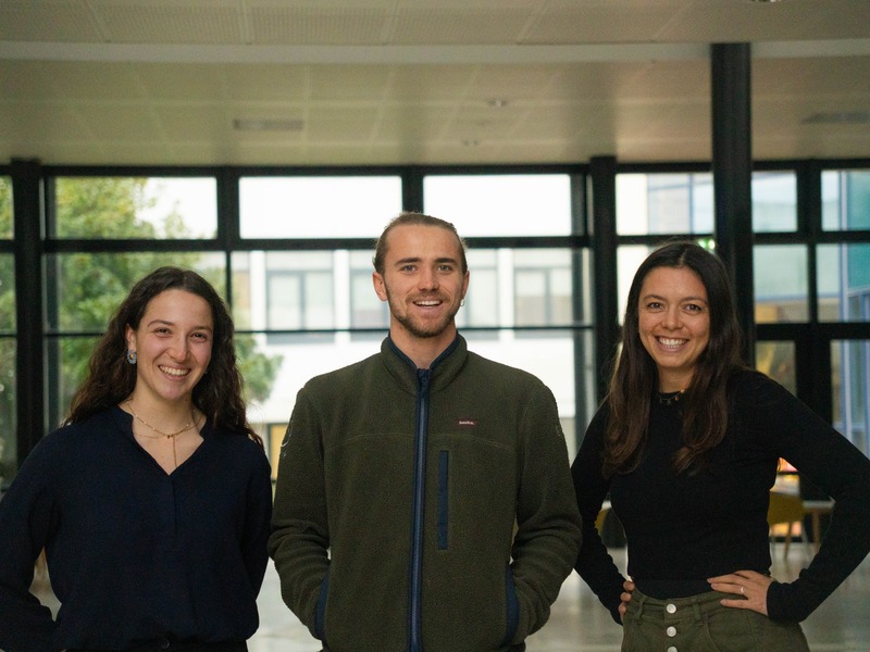 L'équipe I.O.D : Jeanne, Mattéo et Eva